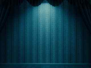 蓝色舞台壁纸